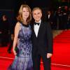 Christoph Waltz et sa femme Judith Holste à l'avant-première mondiale de James Bond Spectre au Royal Albert Hall à Londres le 26 octobre 2015.
