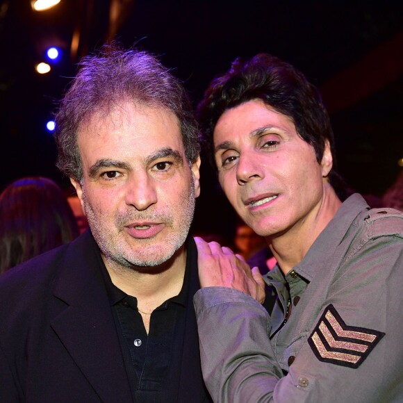 Exclusif - Raphaël Mezrahi et Jean-Luc Lahaye - La grande soirée de l'humour muet dans le cadre du Festival d'Humour de Paris au Théâtre des Feux de La Rampe à Paris le 26 octobre 2015. ©Giancarlo Gorassini/Bestimage