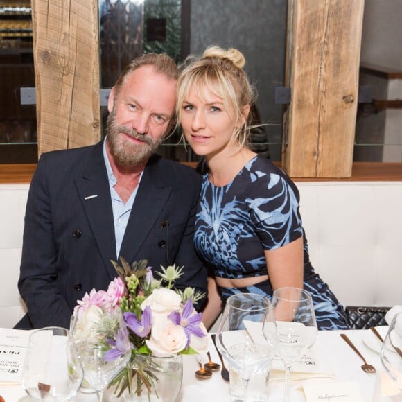 Sting et sa fille aînée, Mickey Sumner - Dixième anniversaire de l'association The Lunchbox Fund organisé au resturant Gabriel Kreuther à New York, le 26 octobre 2010.