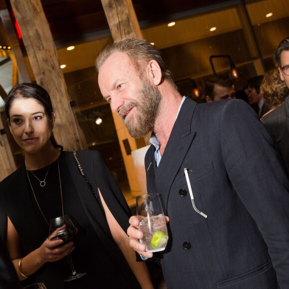 Sting - Dixième anniversaire de l'association The Lunchbox Fund organisé au resturant Gabriel Kreuther à New York, le 26 octobre 2010.