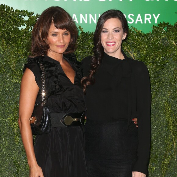 Helena Christensen et Liv Tyler - Dixième anniversaire de l'association The Lunchbox Fund organisé au resturant Gabriel Kreuther à New York, le 26 octobre 2010.