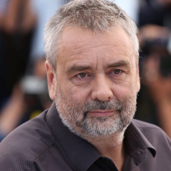 Luc Besson - Photocall du film "The Homesman" lors du 67e festival international du film de Cannes, le 18 mai 2014.