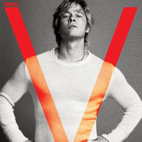 Brad Pitt sexy et rajeuni en couverture du V magazine, numéro hiver 2015/2016.