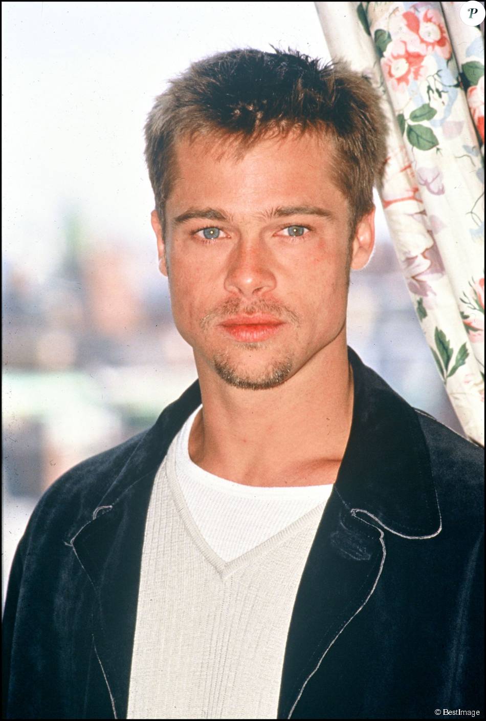 Brad Pitt à Londres le 25 avril 1995. - Purepeople