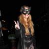Lindsay Lohan assiste à la soirée de coup d'envoi des Veuve Clicquot Widow Series, organisée par Veuve Clicquot et Nick Knight. Londres, le 28 octobre 2015.