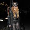 Lindsay Lohan assiste à la soirée de coup d'envoi des Veuve Clicquot Widow Series, organisée par Veuve Clicquot et Nick Knight. Londres, le 28 octobre 2015.