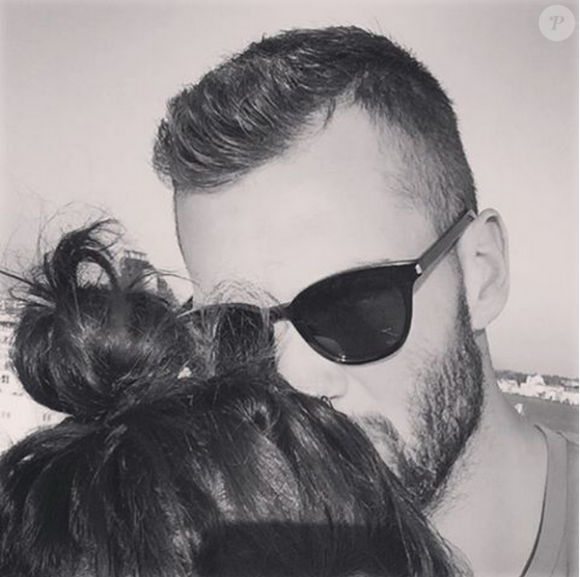 Benoît Paire, embrassant Shy'm - Photo publiée le 7 octobre 2015