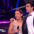 Priscilla Betti et Christophe Licata dans Danse avec les stars 6, sur TF1, le samedi 31 octobre 2015