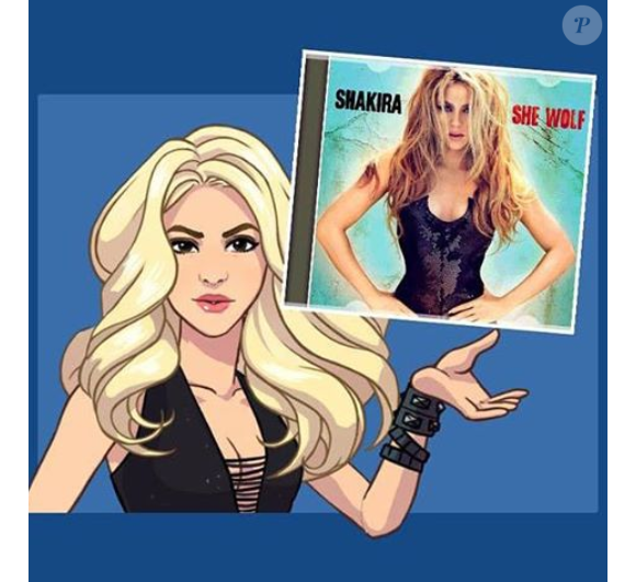 Shakira a lancé son propre jeu pour smartphones, Love Rock / photo postée sur Instagram.