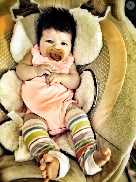 Monika Casey a posté une photo de sa fille Dylan, fruit de son amour avec George Eads sur son compte Twitter.