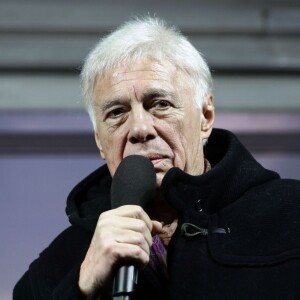 Guy Bedos - 8ème journée mondiale pour le droit de mourir dans la dignité, place de la République à Paris le 2 novembre 2015.02/11/2015 - Paris