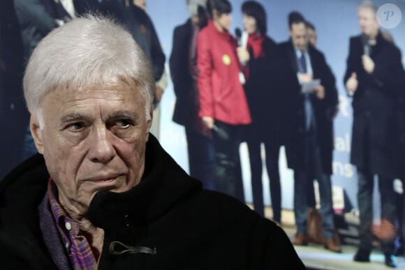 Guy Bedos - Rassemblement place de la République à Paris pour la 8ème Journée mondiale pour le droit de mourir dans la dignité, le 2 novembre 2015.
