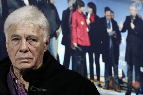 Guy Bedos - Rassemblement place de la République à Paris pour la 8ème Journée mondiale pour le droit de mourir dans la dignité, le 2 novembre 2015.