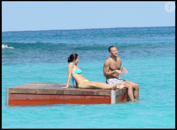 Exclusif - Derek Jeter et Minka Kelly en vacances à Saint-Barthélemy en novembre 2009