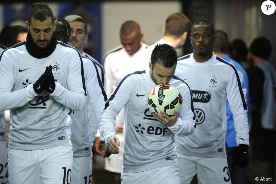 Mathieu Valbuena Et Karim Benzema Lors De France Bresil Le 26 Mars 2015 Purepeople