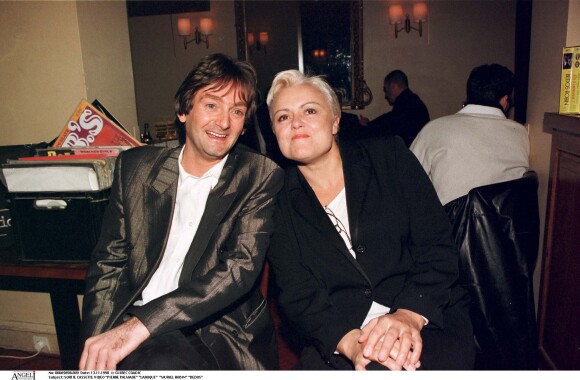Pierre Palmade et Muriel Robin à Paris en 1998