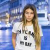 Thylane Blondeau, la fille de Véronika Loubry, lance sa collection "Thylane" chez Elevenparis le 4 novembre 2015.