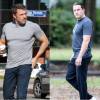 Ben Affleck pendant sa préparation pour Batman début 2015 et aujourd'hui pour Live By Night.