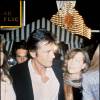 Alain Delon, Romy Schneider - Avant-première du film Dans la peau d'un flic en 1981