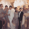 Kendall, Kylie, Kris Jenner, Kim, Kourtney et Khloé Kardashian lors de la soirée d'anniversaire de Kris Jenner (60 ans) à Los Angeles. Le 6 novembre 2015.