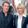 Benjamin Castaldi et Flavie Flament, à Paris, le 5 spetembre 2006.