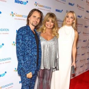 Matthew Bellamy, Goldie Hawn et Kate Hudson à la soirée "Love In For Kids" à Los Angeles, le 21 novembre 2014
