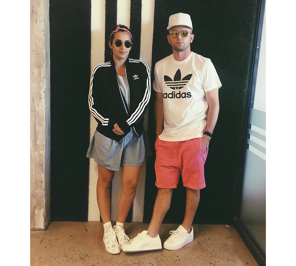 Alanna Masterson et son petit-ami Brick Stowell / photo postée sur Instagram.