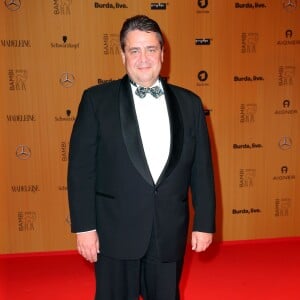 Sigmar Gabriel - Cérémonie des "Bambi Awards" à Berlin, le 12 novembre 2015.