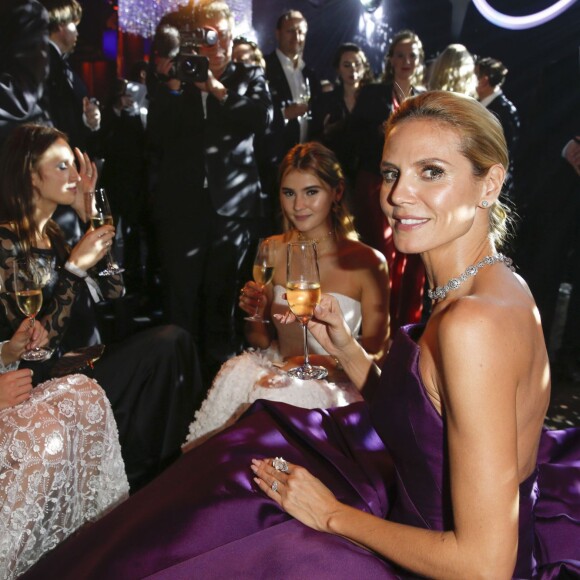 Vanessa Fuchs, Stefanie Giesinger, Heidi Klum - Intérieur - Cérémonie des "Bambi Awards" à Berlin, le 12 novembre 2015.