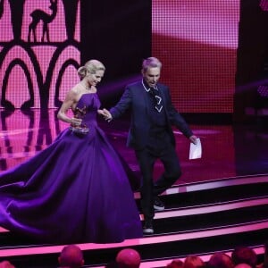 Heidi Klum, Wolfgang Joop - Scène - Cérémonie des "Bambi Awards" à Berlin, le 12 novembre 2015.