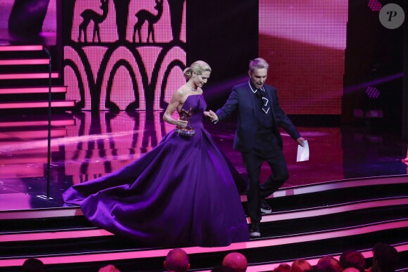Heidi Klum, Wolfgang Joop - Scène - Cérémonie des "Bambi Awards" à Berlin, le 12 novembre 2015.