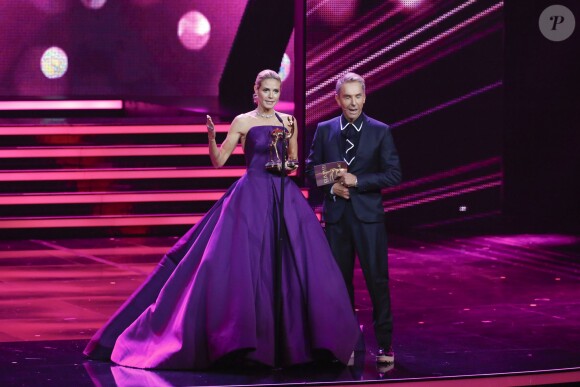 Heidi Klum, Wolfgang Joop - Scène - Cérémonie des "Bambi Awards" à Berlin, le 12 novembre 2015.