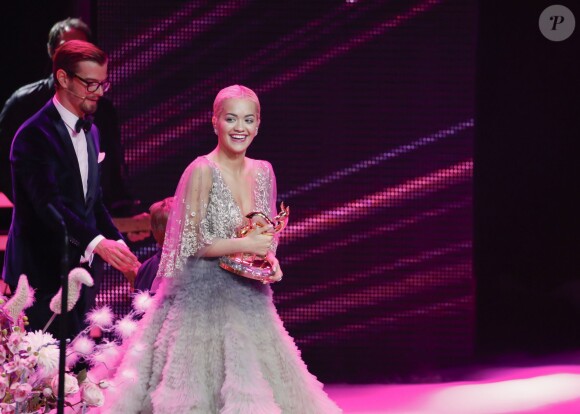 Rita Ora - Scène - Cérémonie des "Bambi Awards" à Berlin, le 12 novembre 2015.