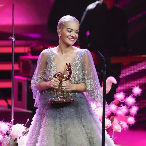 Rita Ora - Scène - Cérémonie des "Bambi Awards" à Berlin, le 12 novembre 2015.