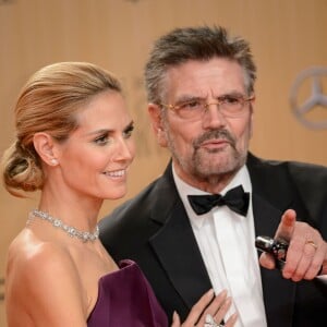 Heidi Klum et son père Günther Klum - Cérémonie des "Bambi Awards" à Berlin, le 12 novembre 2015.