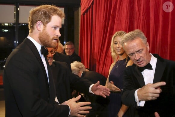 La prince Harry à la soirée Royal Variety Performance au Albert Hall à Londres, le 13 novembre 2015.
