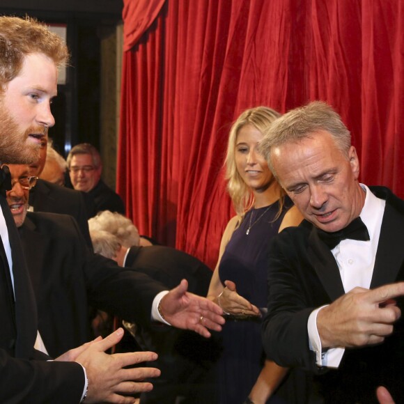 La prince Harry à la soirée Royal Variety Performance au Albert Hall à Londres, le 13 novembre 2015.