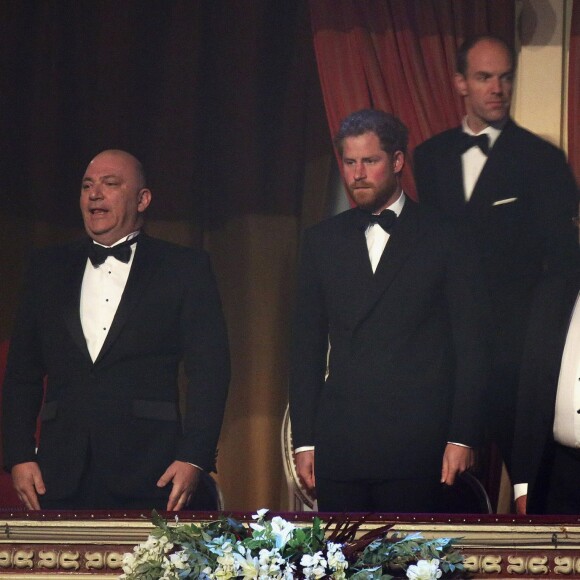 La prince Harry à la soirée Royal Variety Performance au Albert Hall à Londres, le 13 novembre 2015.