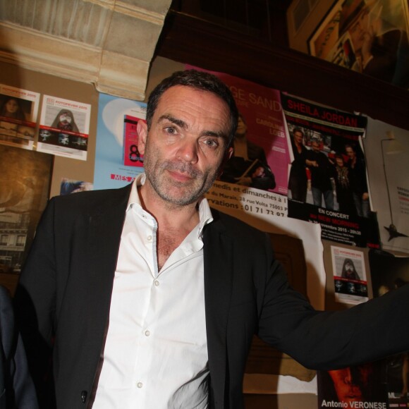 Yann Moix - Le Prix de Flore 2015 décerné à Jean-Noël Orengo au café Flore Paris, le 10 novembre 2015 © Philippe Baldini