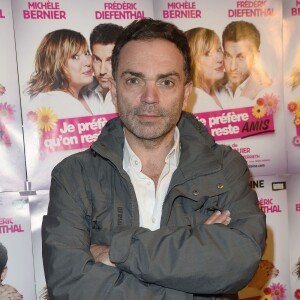 Yann Moix - People à la 150ème représentation de la pièce "Je préfère qu'on reste amis" au théâtre Antoine à Paris le 5 novembre 2014