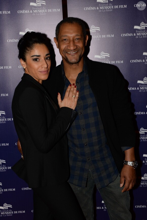 Édouard Montoute et sa femme Loubna au Festival du Cinéma & Musique de film de La Baule, le 13 novembre 2015 © Rachid Bellak