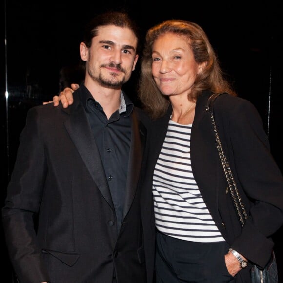 Sachka Lelouch et sa tante Martine Lelouch lors de la 7e cérémonie de l'Excellence Francaise à la Philharmonie de Paris, le 17 novembre 2015.