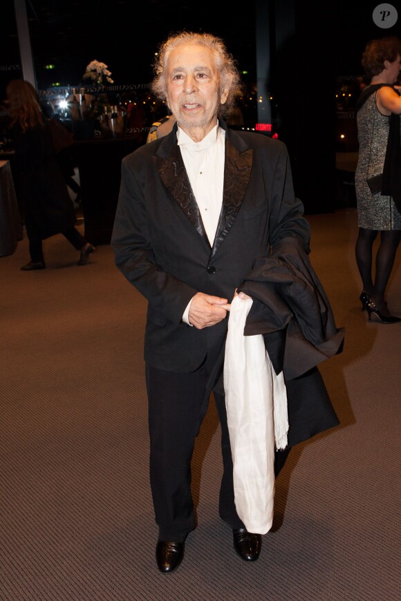 Francis Lai lors de la 7e cérémonie de l'Excellence Francaise à la Philharmonie de Paris, le 17 novembre 2015.
