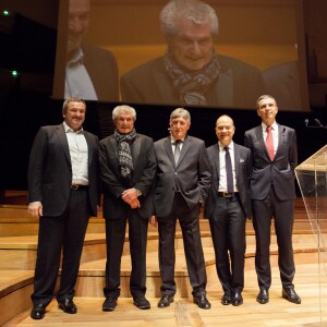 Claude Lelouch lors de la 7e cérémonie de l'Excellence Francaise à la Philharmonie de Paris, le 17 novembre 2015.