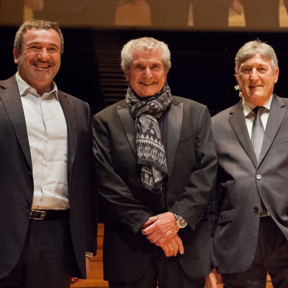 Claude Lelouch récompensé pour Les Films 13 lors de la 7e cérémonie de l'Excellence Francaise à la Philharmonie de Paris, le 17 novembre 2015.