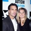 Doug Flutie avec son épouse à New York le 28 février 2003.