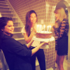 Taylor Swift, Selena Gomez et Gigi Hadid célèbrent l'anniversaire de Lily Aldridge / photo postée sur Instagram.