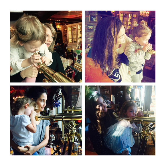 Taylor Swift fête l'anniversaire de Lily Aldridge avec sa fille Dixie à Disneyland / photo postée sur Instagram.