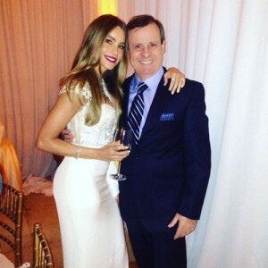 Sofia Vergara  posté divers clichés de son dîner de répétition de mariage, en Floride, le 21 novembre 2015