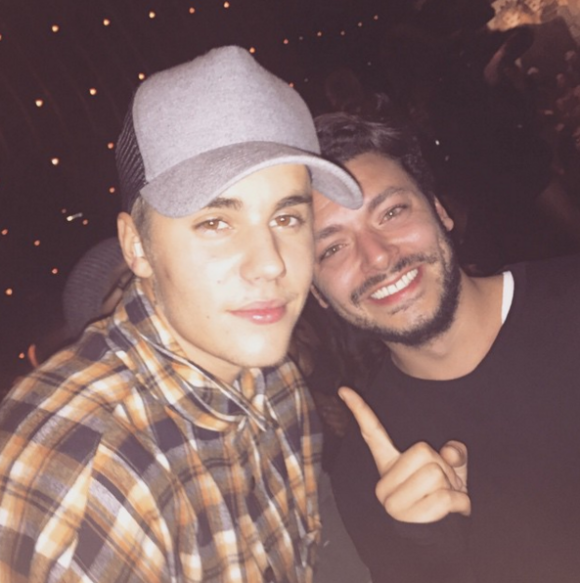 Kev Adams et Justin Bieber, à Los Angeles, en novembre 2015.